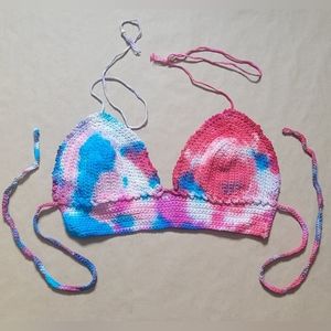 Crochet bikini top
